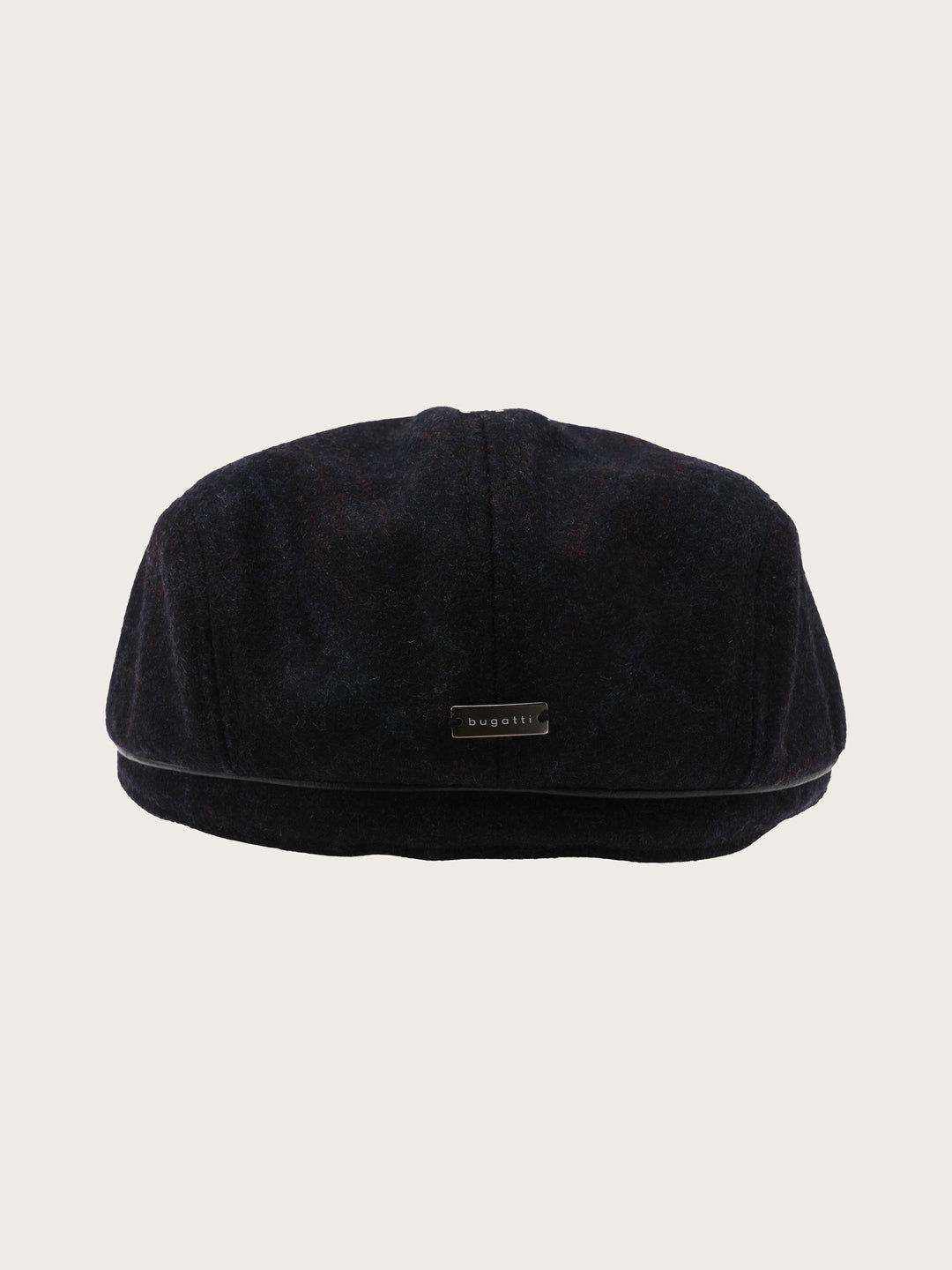 Winddichte bugatti Flatcap mit Karo-Design und Ohrenklappen