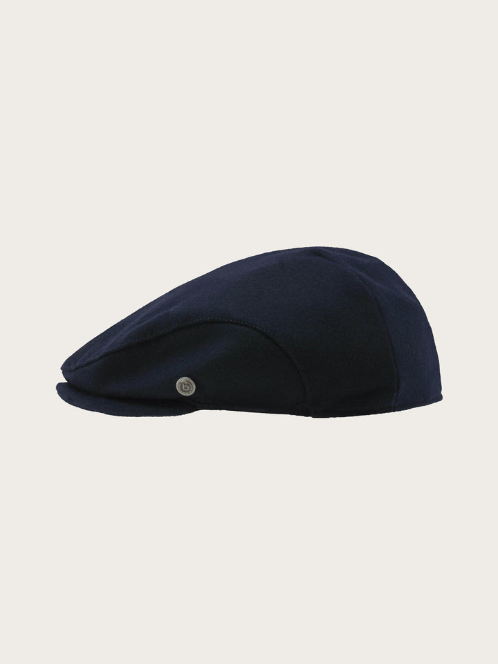 Winddichte, einfarbige bugatti Flatcap mit Ohrenklappen
