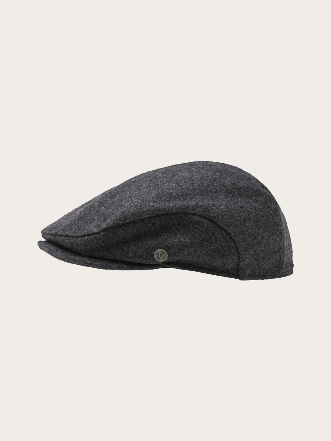 Winddichte, einfarbige bugatti Flatcap mit Ohrenklappen