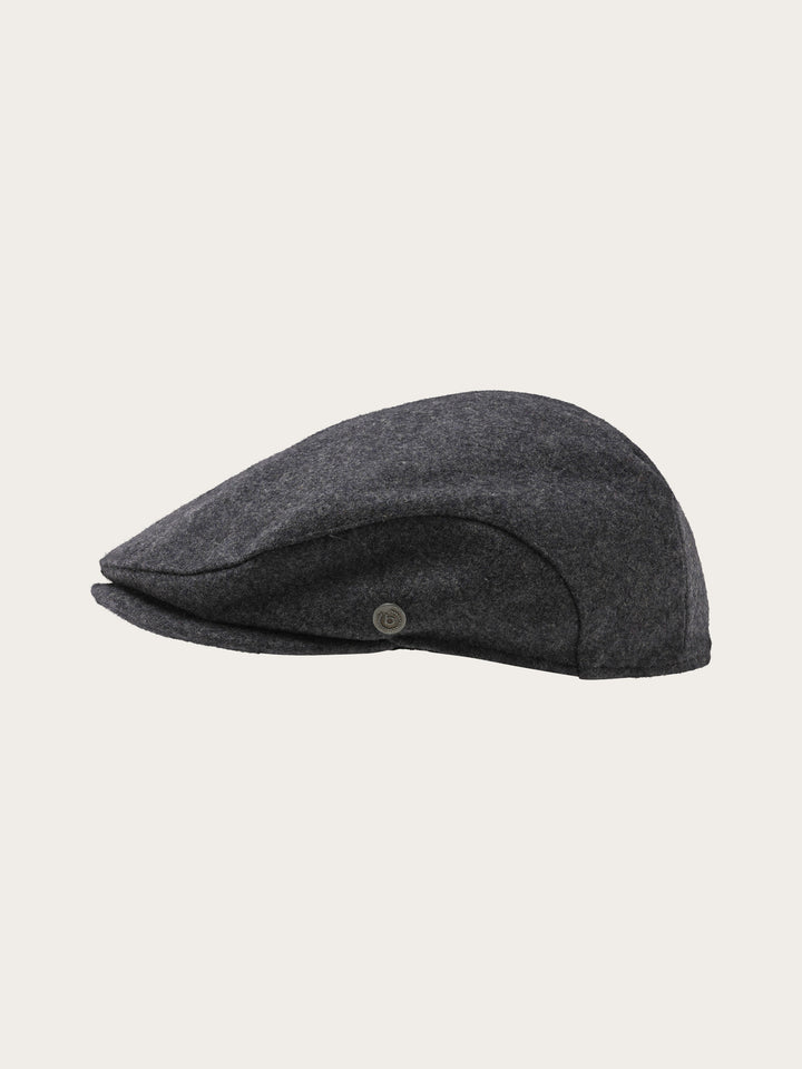Winddichte, einfarbige bugatti Flatcap mit Ohrenklappen