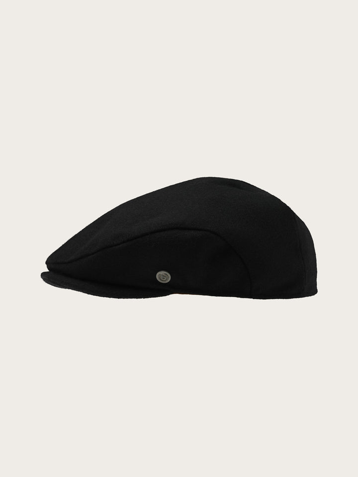 Winddichte, einfarbige bugatti Flatcap mit Ohrenklappen