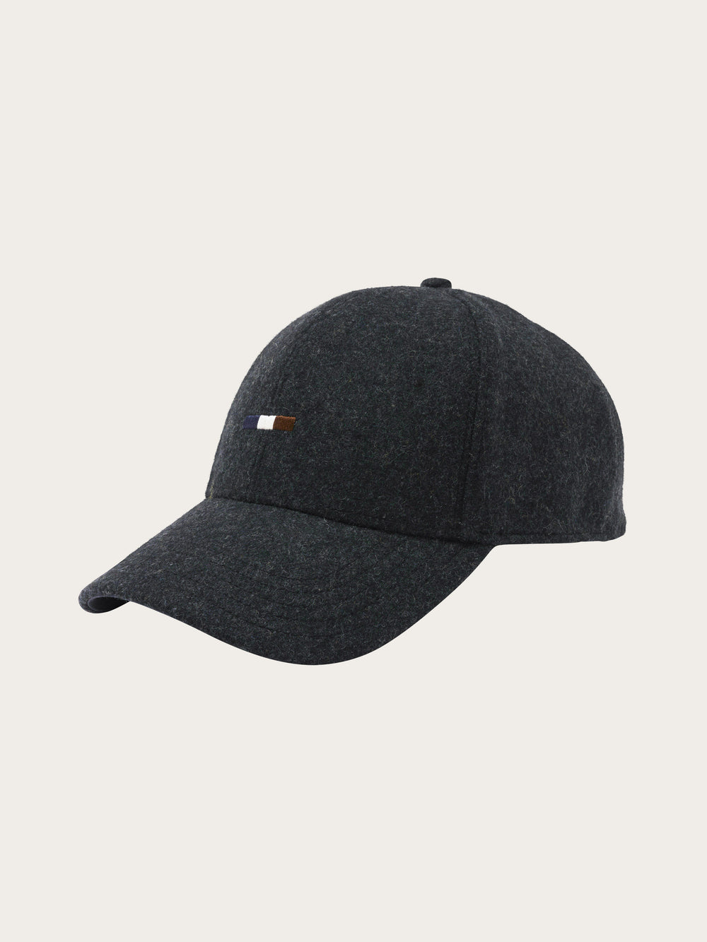 Einfarbige Basecap mit gestickter bugatti-Flag