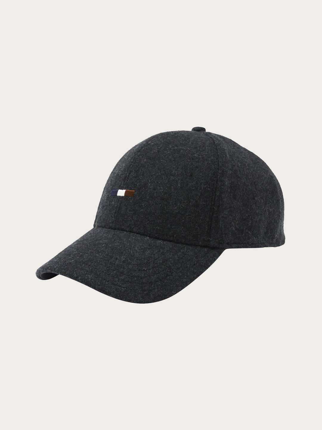 Einfarbige Basecap mit gestickter bugatti-Flag