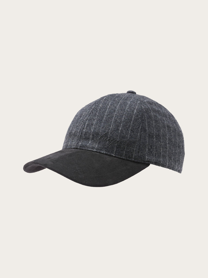 bugatti Basecap mit Nadelstreifen-Design in Wollmischung
