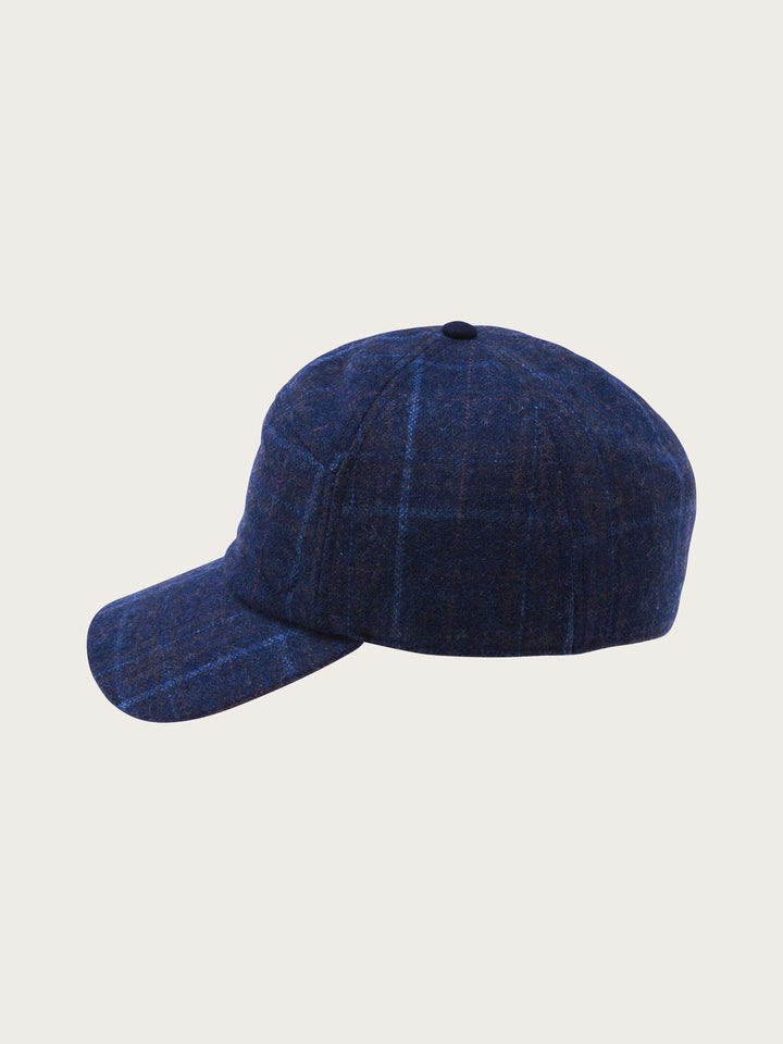 Winddichte bugatti Basecap mit Karo-Design und Ohrenklappen