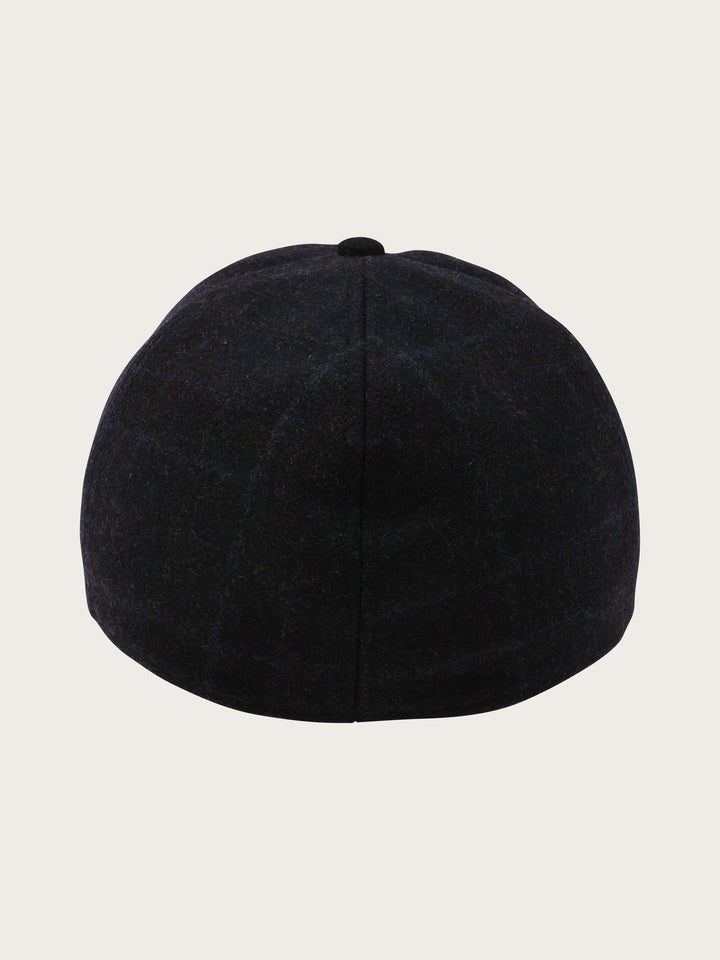 Winddichte bugatti Basecap mit Karo-Design und Ohrenklappen