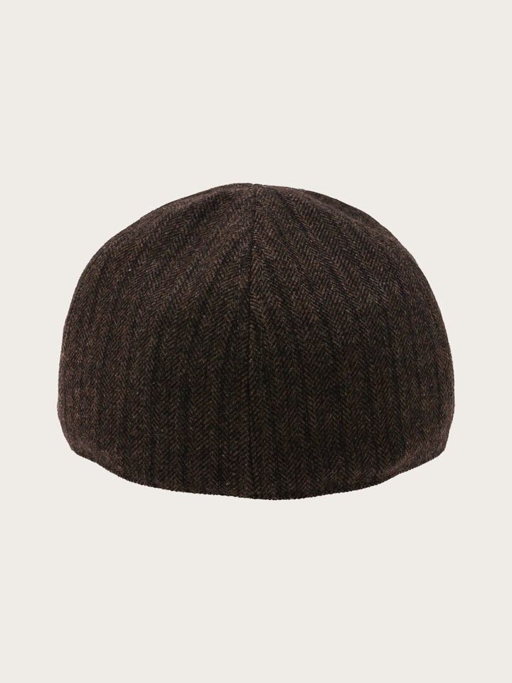 Winddichte bugatti Basecap mit Fischgrät-Design und Ohrenklappen