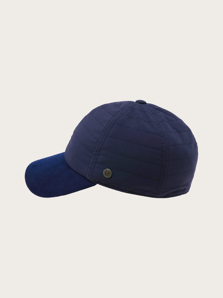 Winddichte bugatti Basecap in Stepp-Optik mit Ohrenklappen