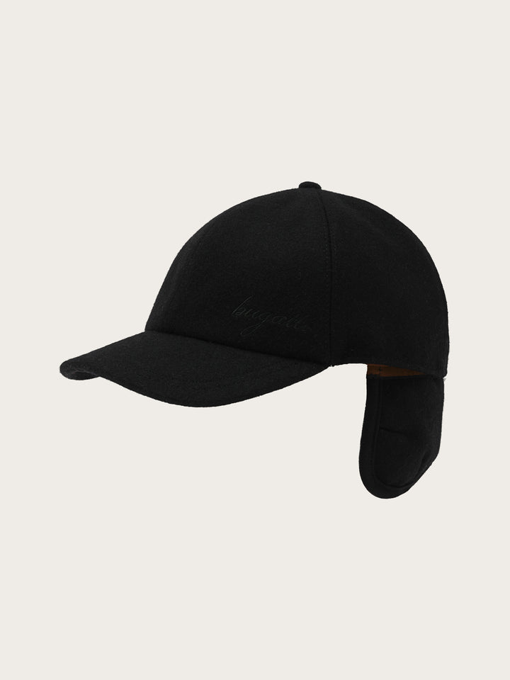 Winddichte, einfarbige bugatti Basecap mit Ohrenklappen