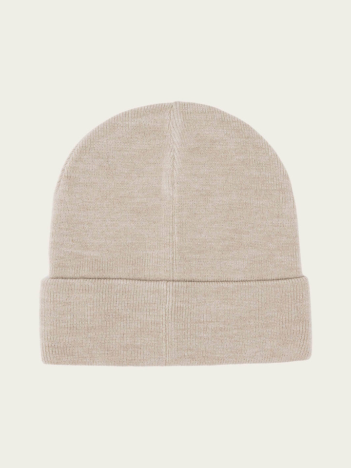 Einfarbige bugatti Beanie mit breitem Rand