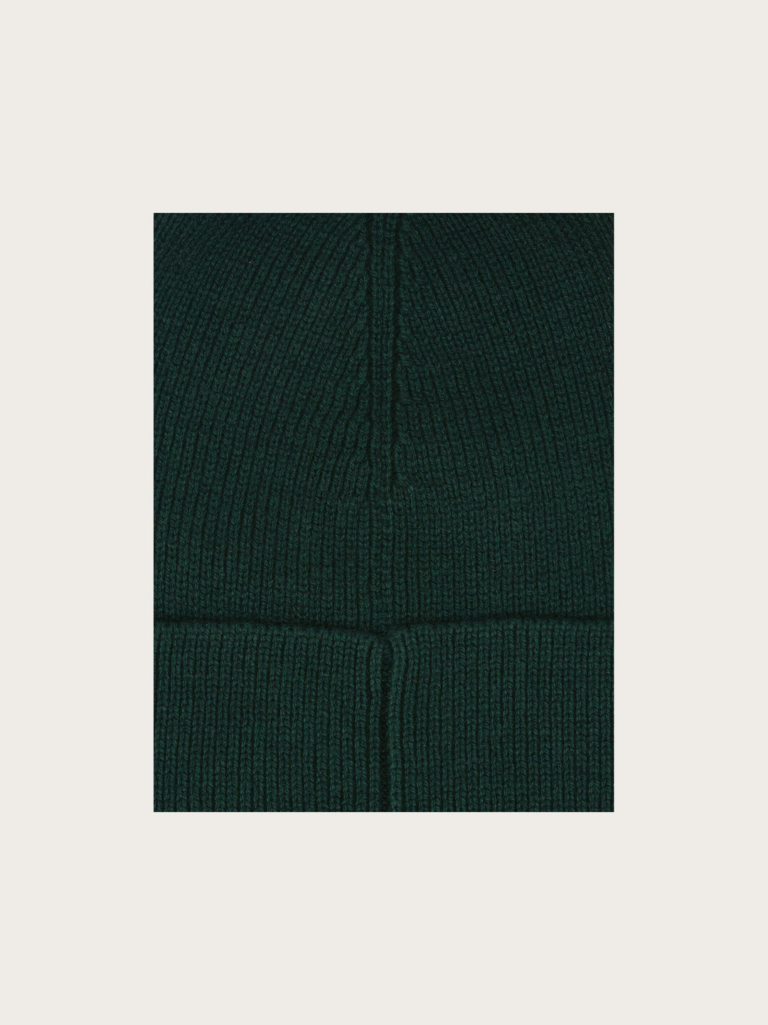 Einfarbige Beanie mit gestickter bugatti-Flag