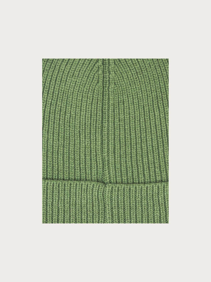 Einfarbige bugatti Beanie mit Signature-Flag