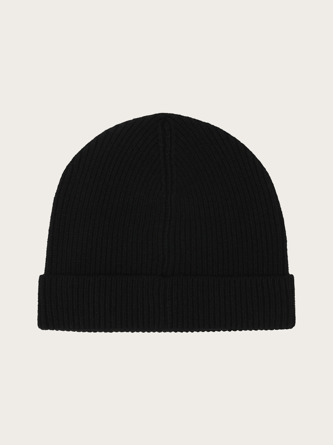 Einfarbige bugatti Beanie mit Signature-Flag