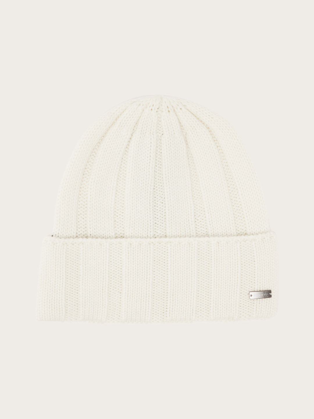 Einfarbige bugatti Beanie mit Fleece-Fütterung