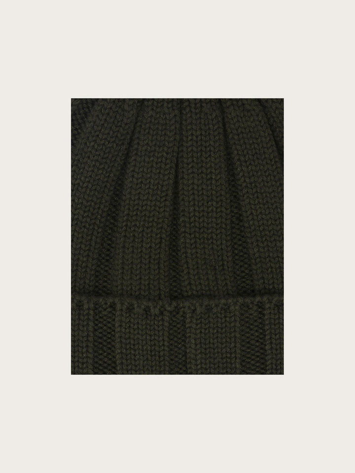 Einfarbige bugatti Beanie mit Fleece-Fütterung