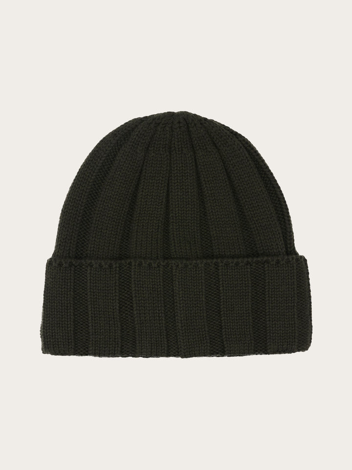Einfarbige bugatti Beanie mit Fleece-Fütterung