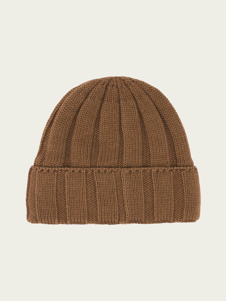 Einfarbige bugatti Beanie mit Fleece-Fütterung