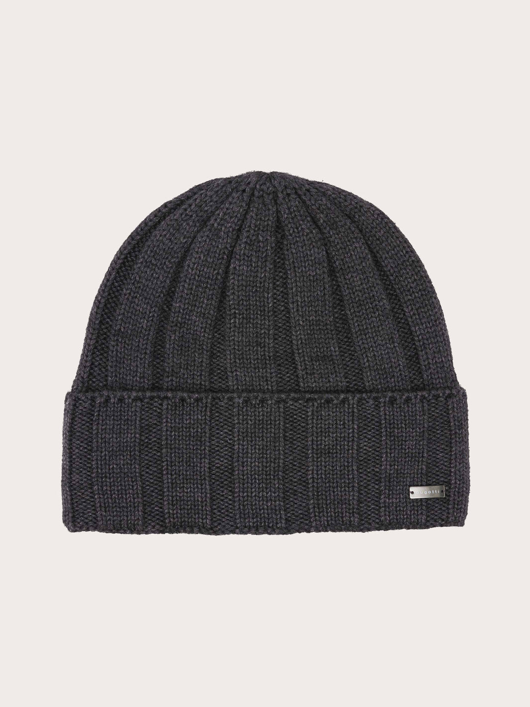 Einfarbige bugatti Beanie mit Fleece-Fütterung