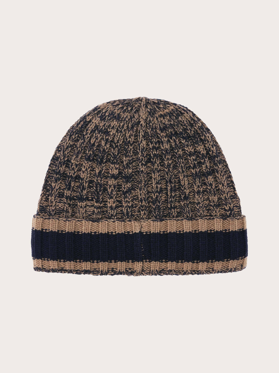 Melierte bugatti Beanie mit farblich abgesetzem Umschlag