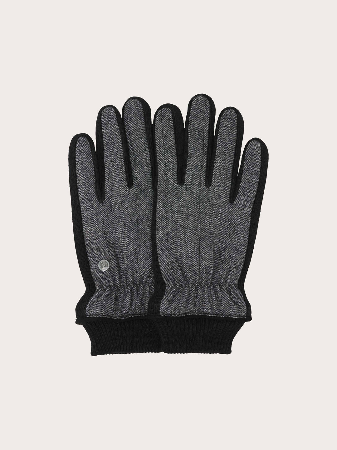 Einfarbige bugatti Handschuhe im Fischgrat-Design