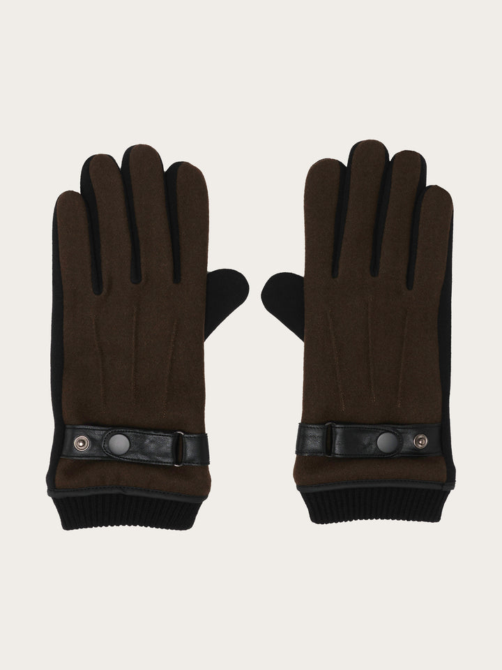 Gefütterte bugatti Handschuhe in Wollmischung