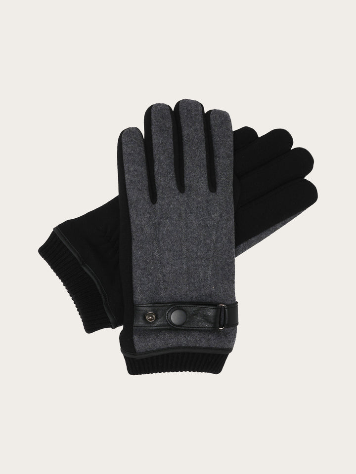 Gefütterte bugatti Handschuhe in Wollmischung