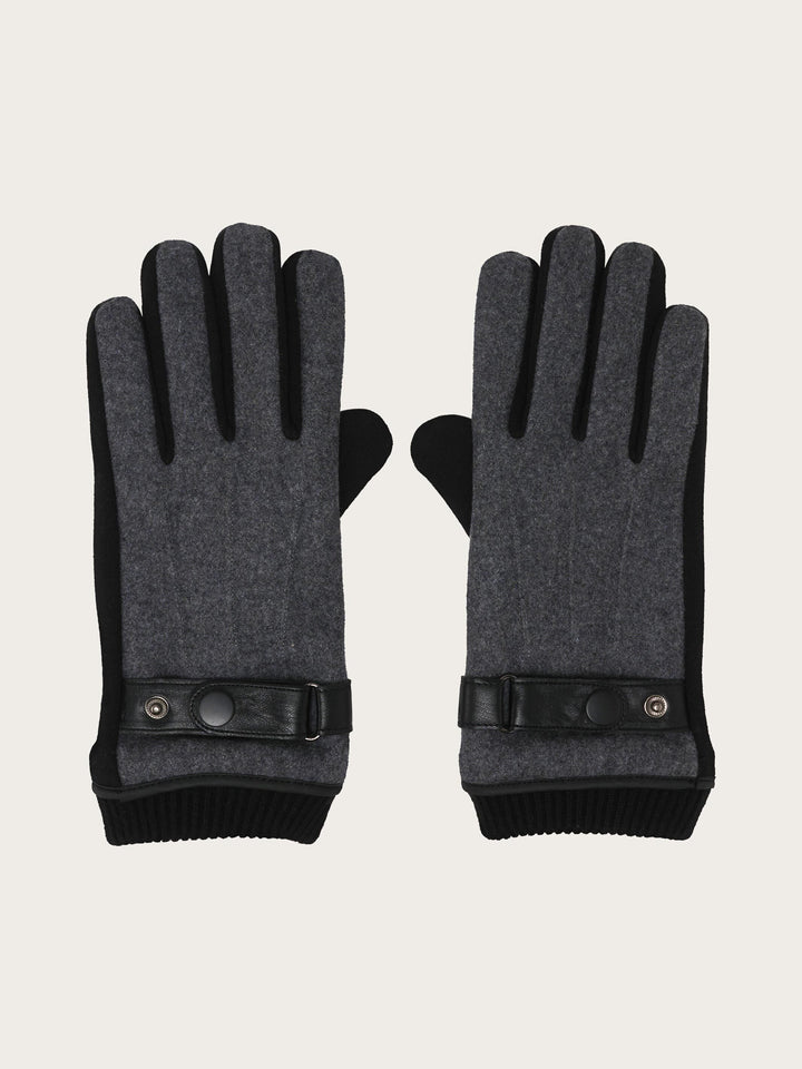 Gefütterte bugatti Handschuhe in Wollmischung