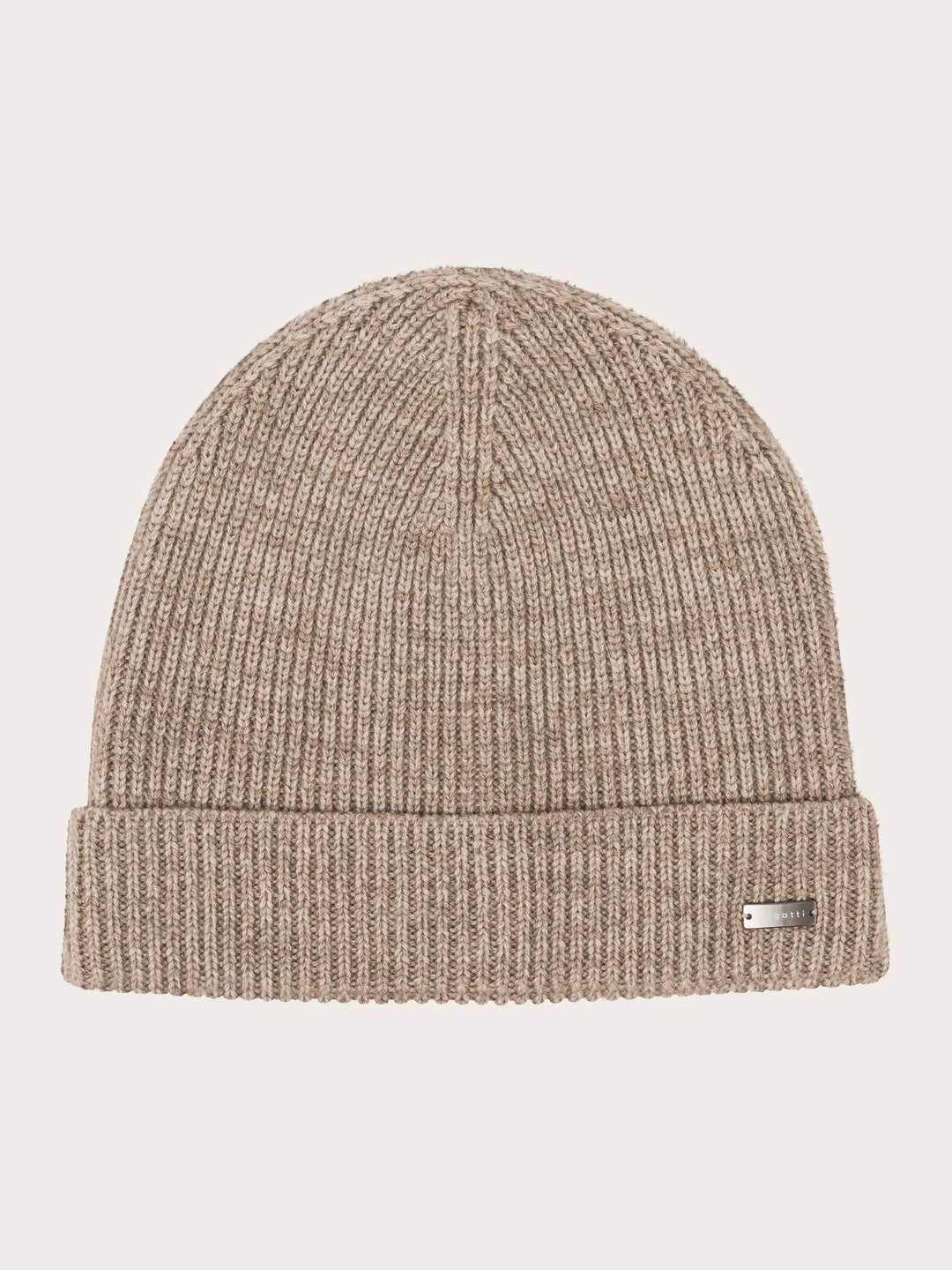 bugatti Geschenkset mit einfarbigem Beanie und Schal aus reiner Wolle