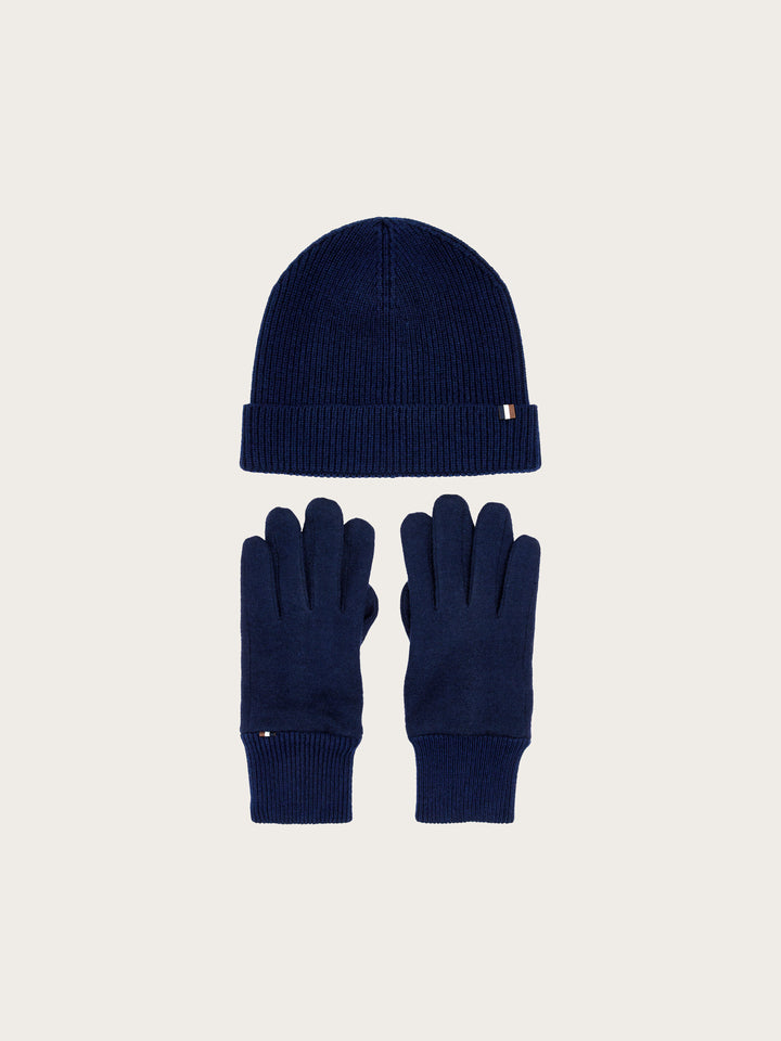 bugatti Geschenkset mit Beanie und Handschuhen