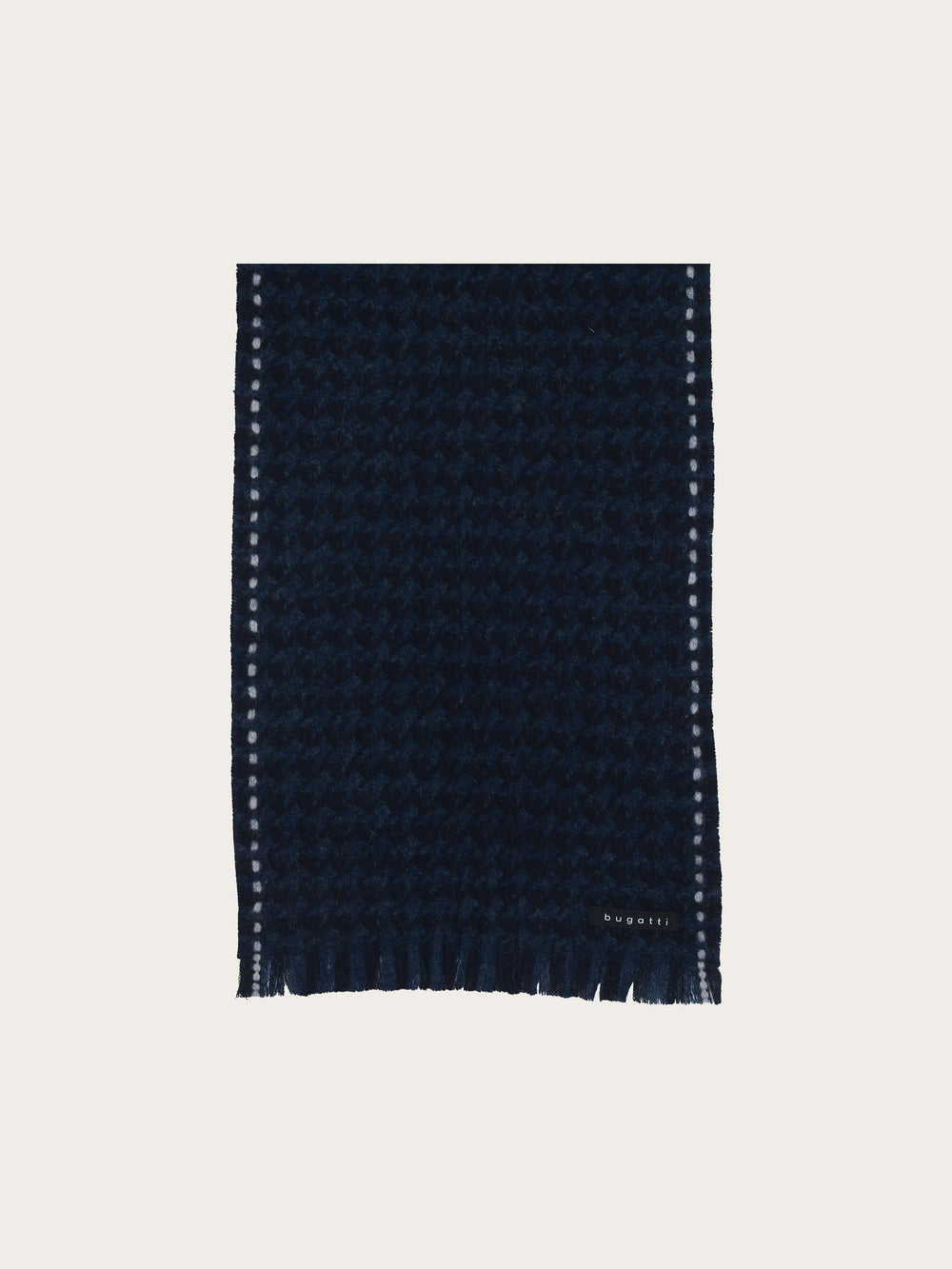 bugatti Wollschal mit Hahnentritt-Design
