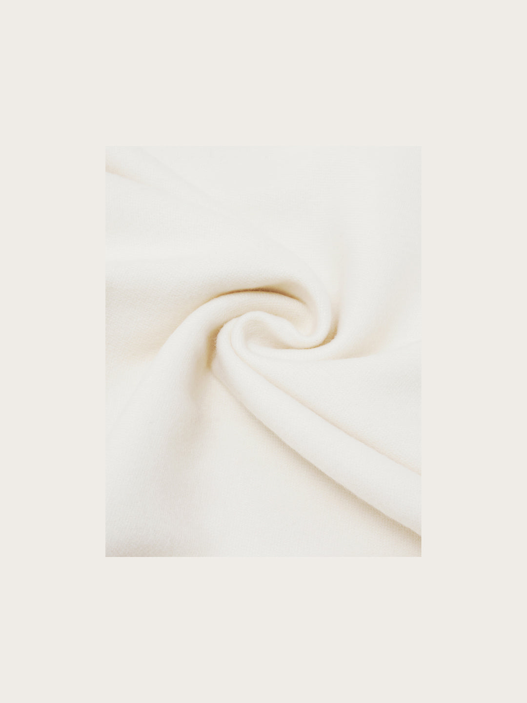 Einfarbiger Poncho mit Kunstfell-Rand