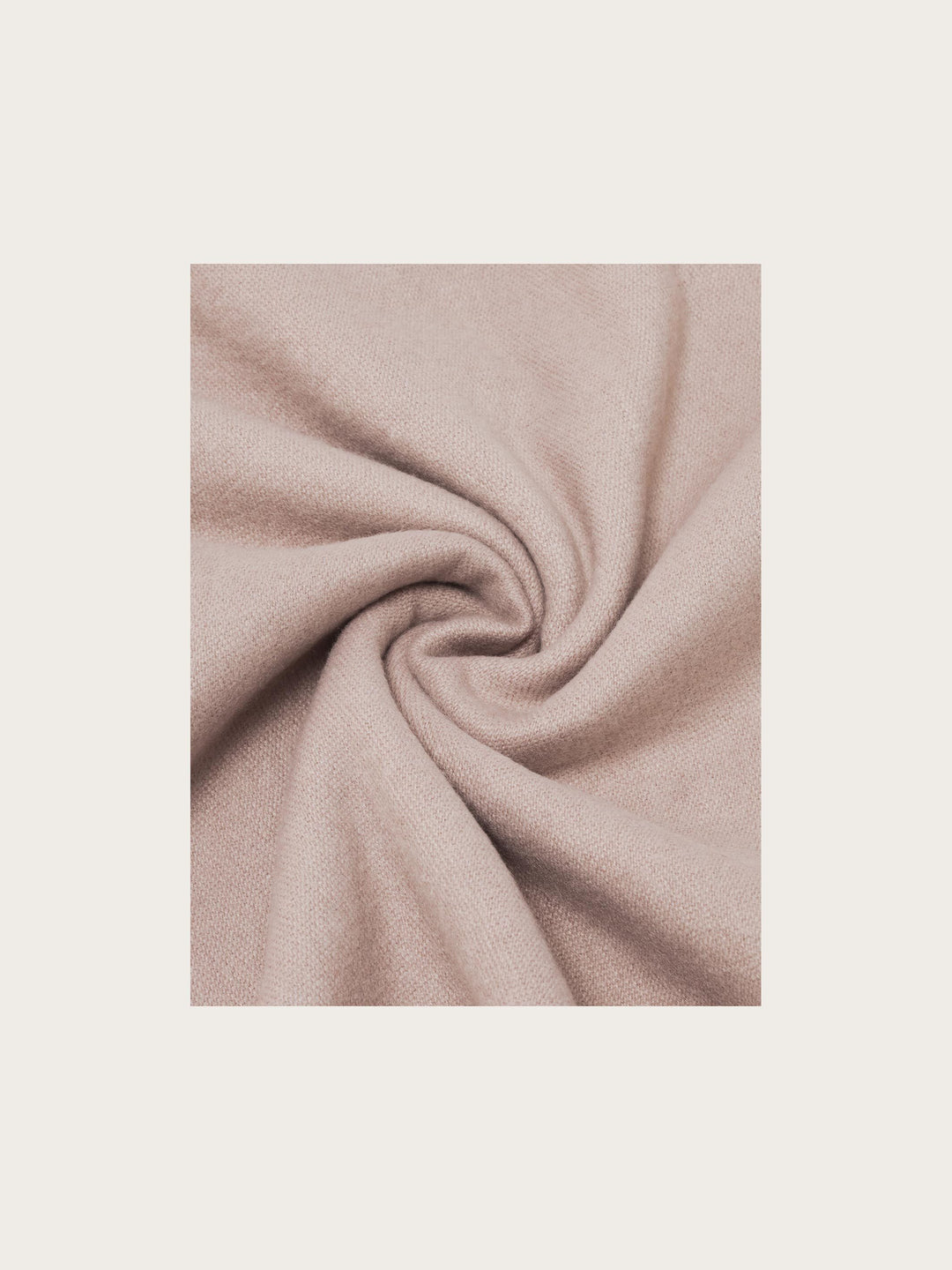 Einfarbiger Poncho mit Kunstfell-Rand