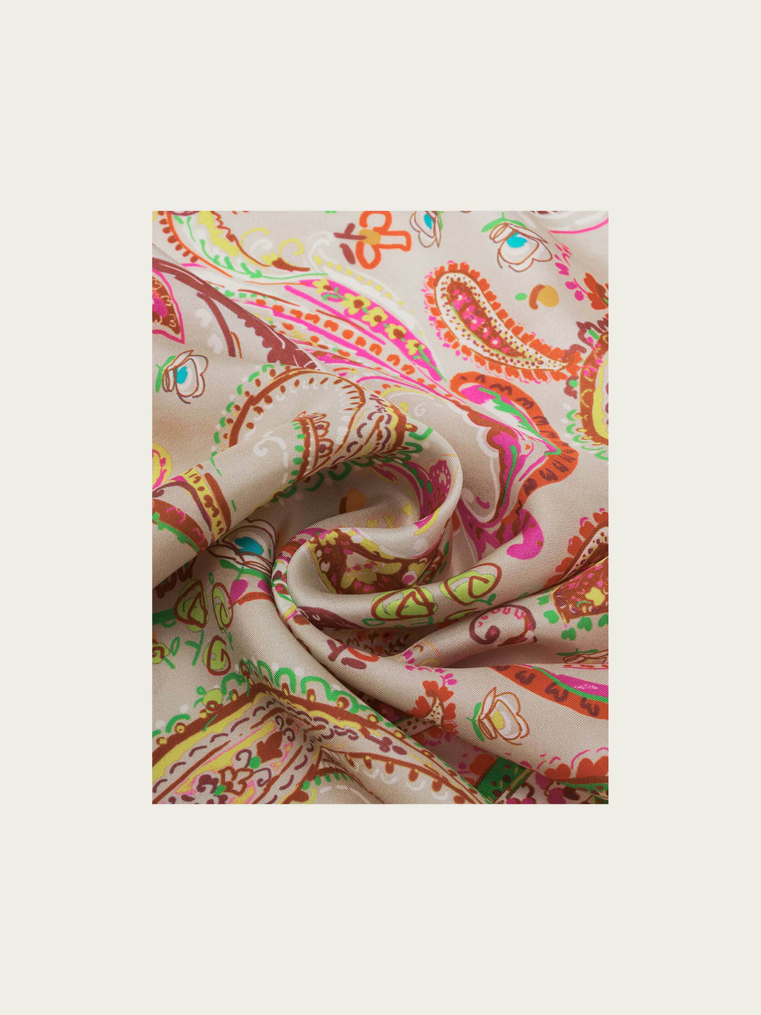 Seidentuch mit farbenfrohem Paisley-Design