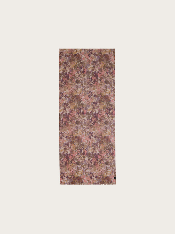 Sustainability Edition - Schal mit Millefleur Aquarell-Design