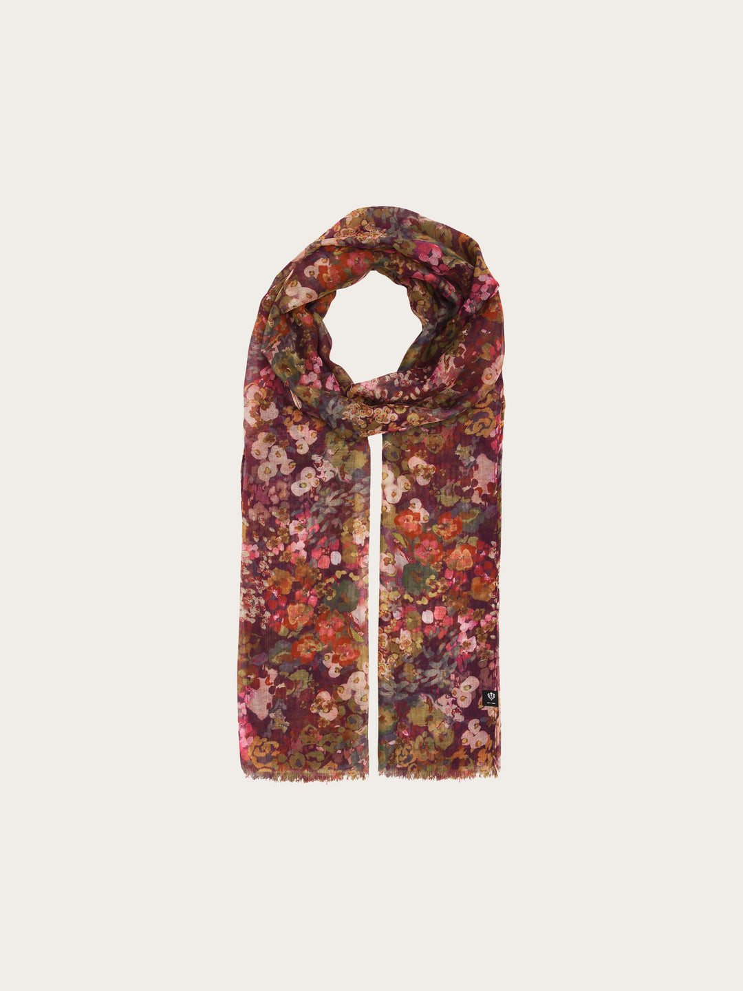 Sustainability Edition - Schal mit Millefleur Aquarell-Design