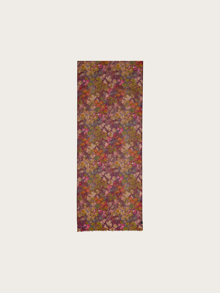 Sustainability Edition - Schal mit Millefleur Aquarell-Design