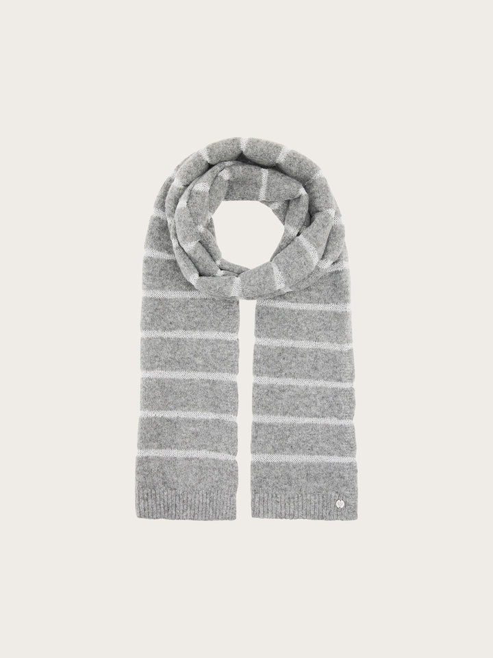 Sustainability Edition - Strickschal mit Glitzer-Streifen