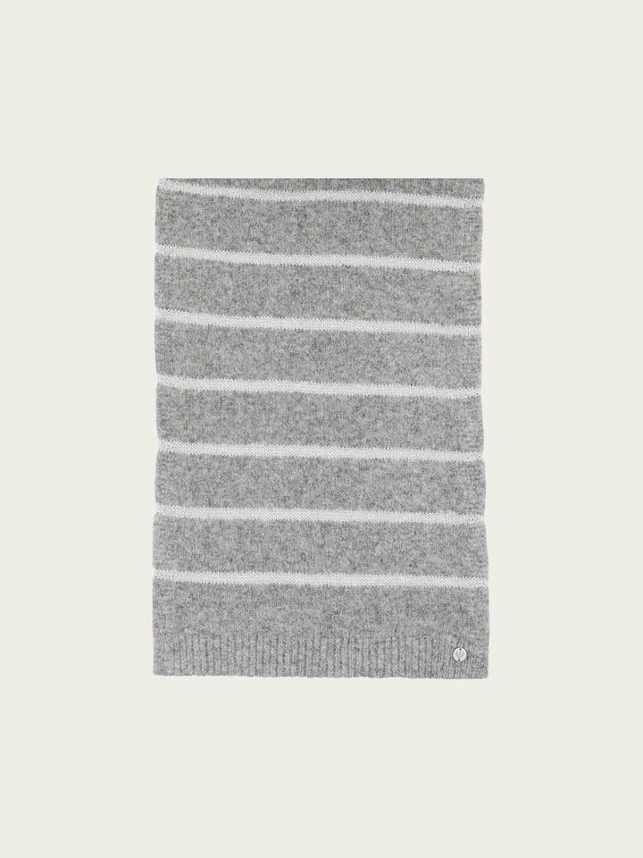 Sustainability Edition - Strickschal mit Glitzer-Streifen