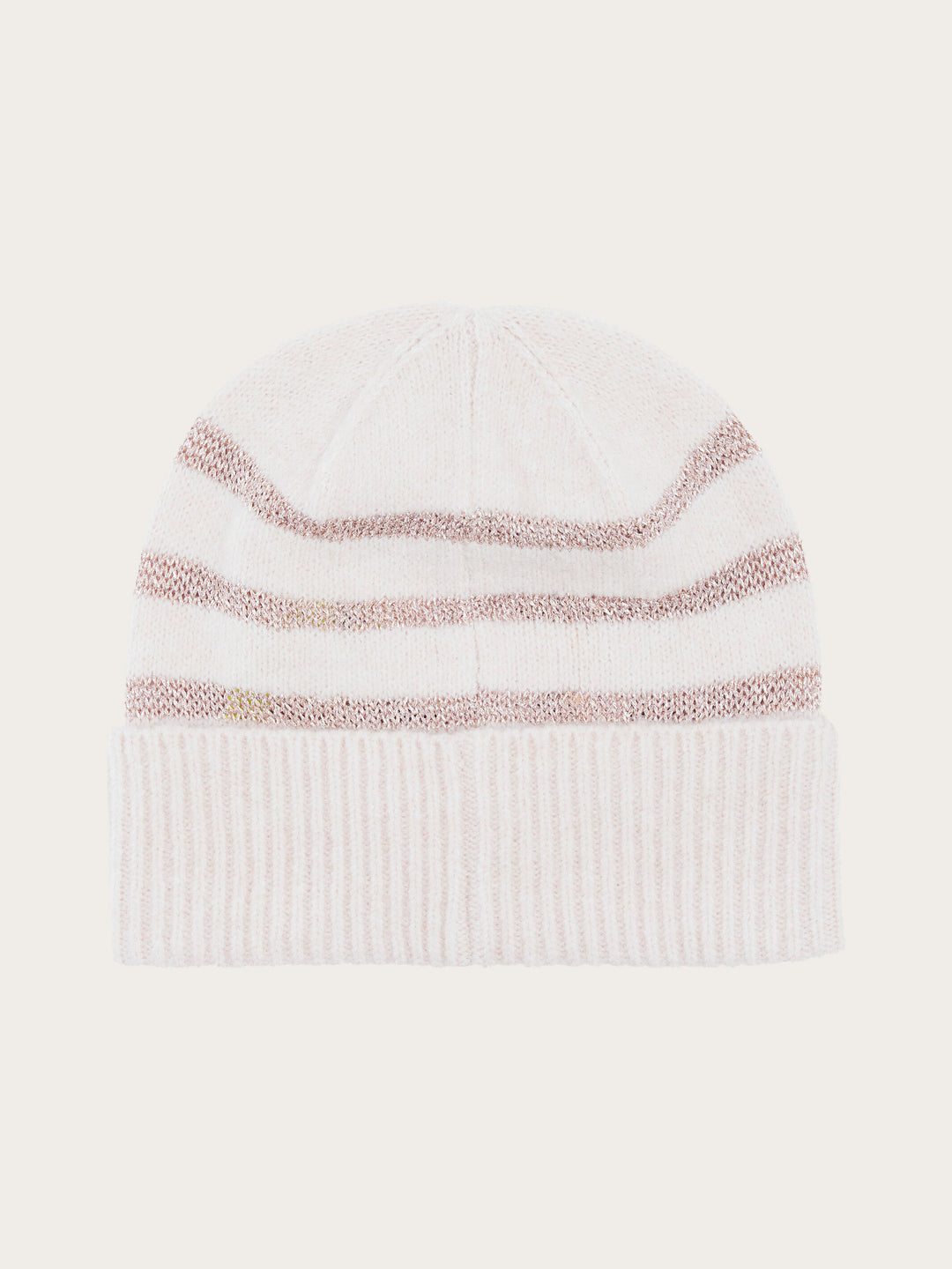 Sustainability Edition - Strickmütze mit Glitzer-Streifen