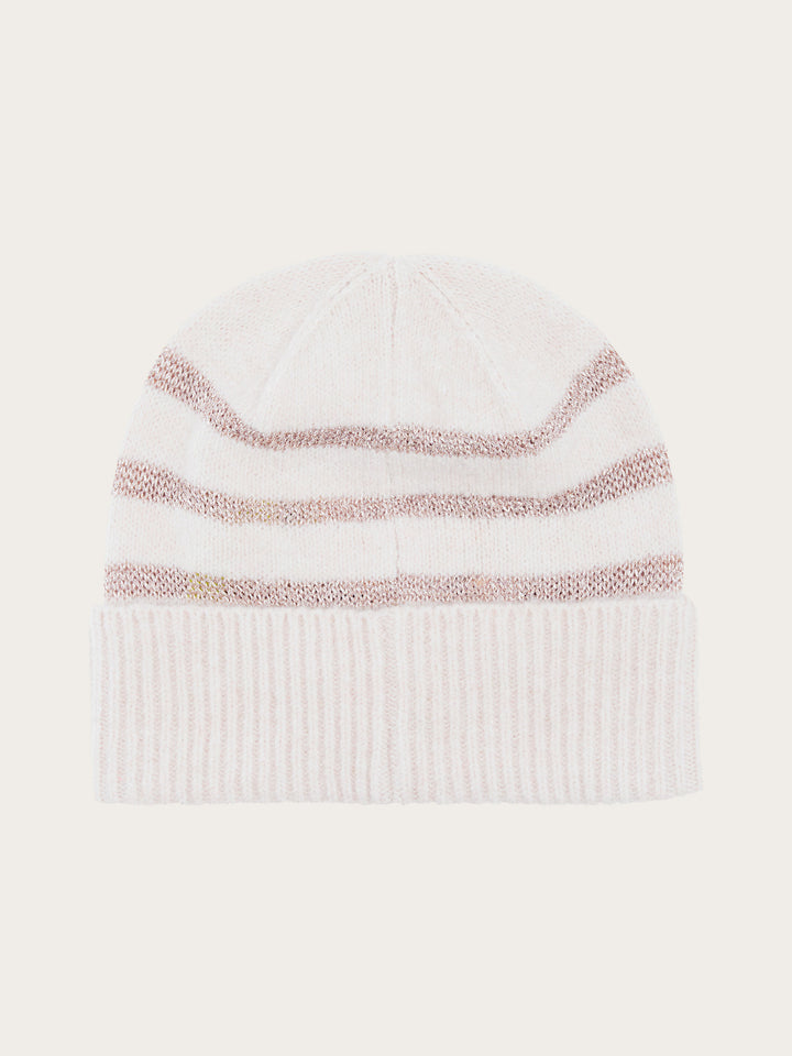 Sustainability Edition - Strickmütze mit Glitzer-Streifen