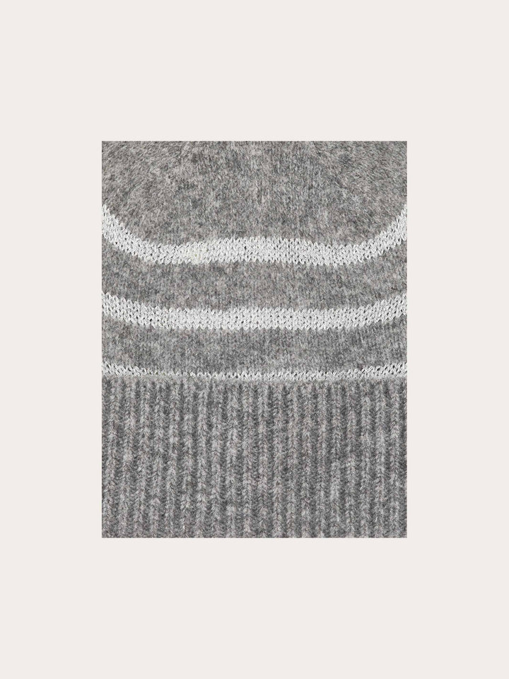 Sustainability Edition - Strickmütze mit Glitzer-Streifen