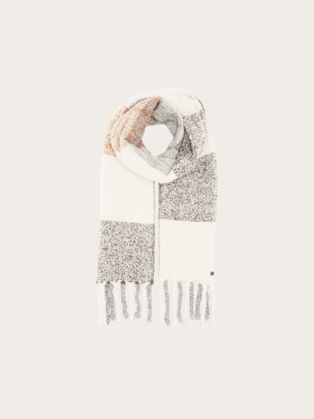 Sustainability Edition - Karierter Schal mit XL-Fransen