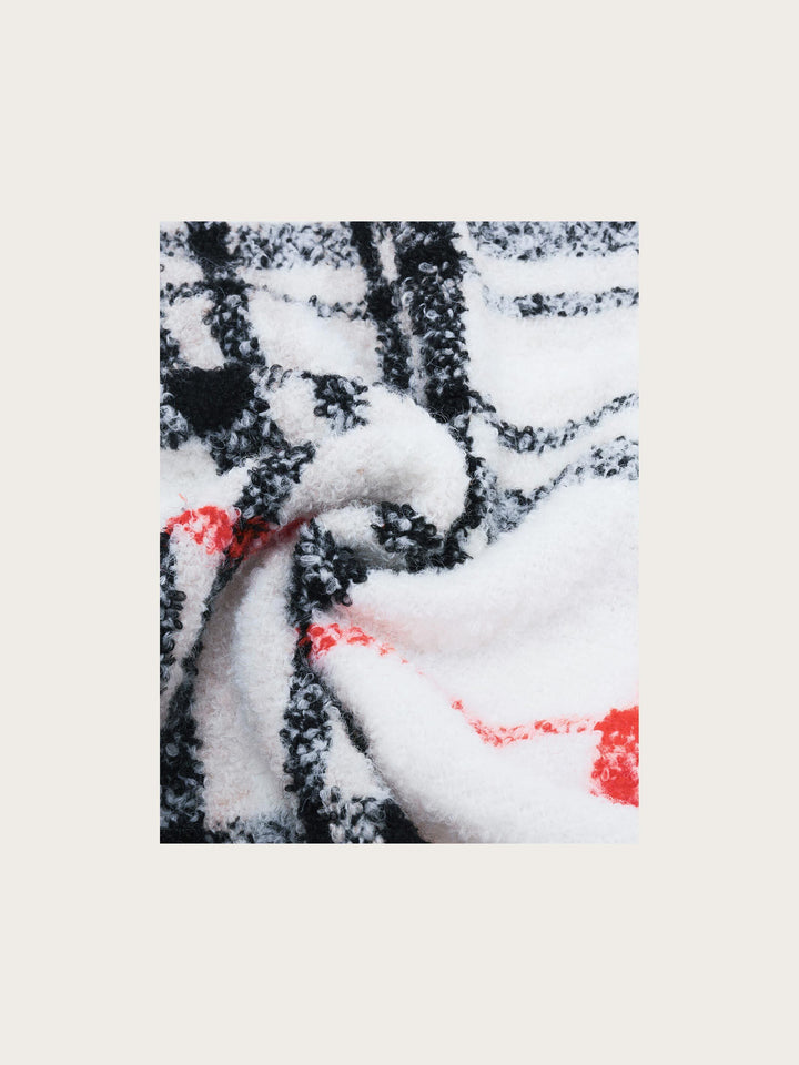 Sustainability Edition - Schal mit FRAAS Plaid Karo und XL-Fransen