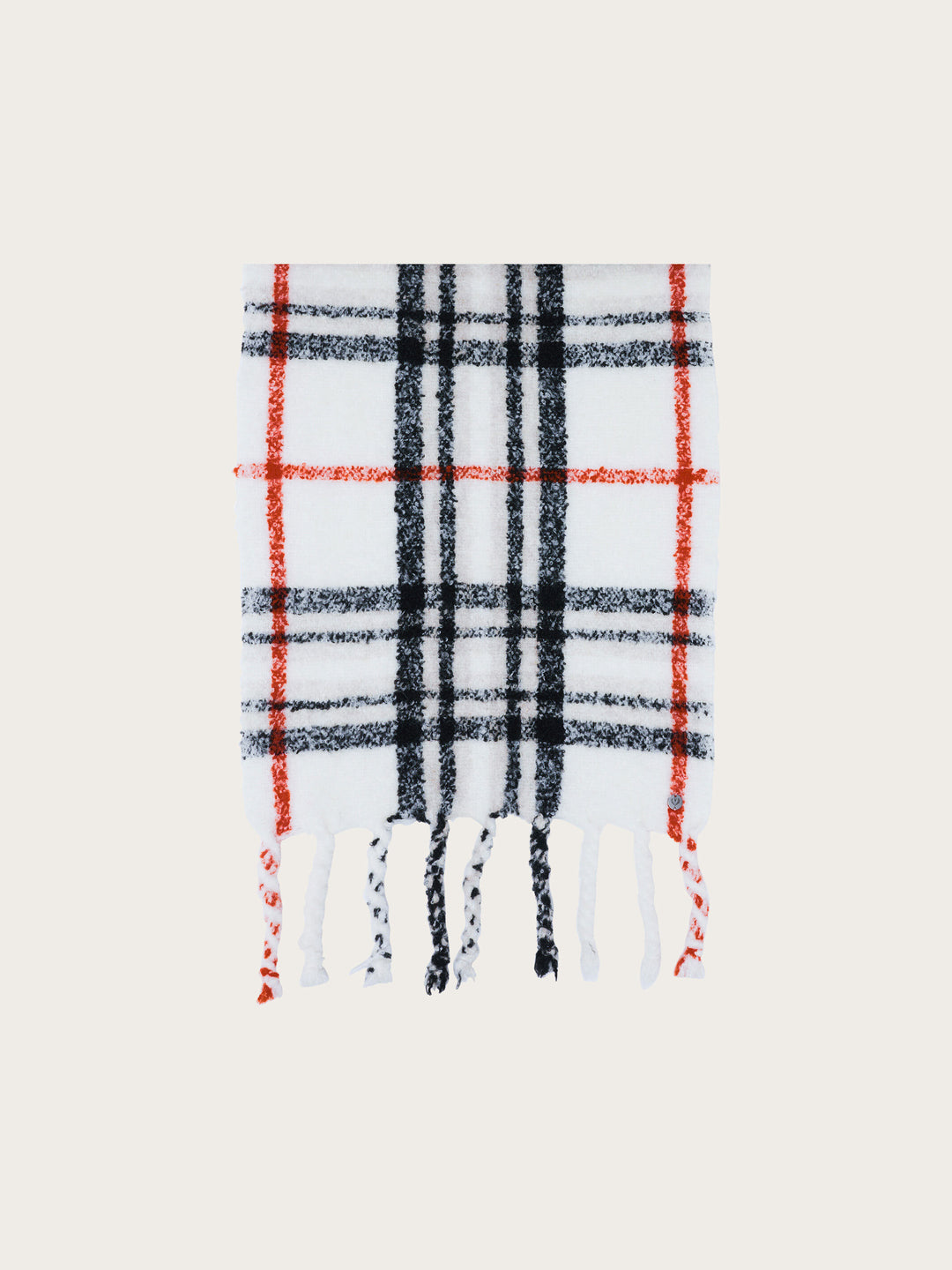 Sustainability Edition - Schal mit FRAAS Plaid Karo und XL-Fransen