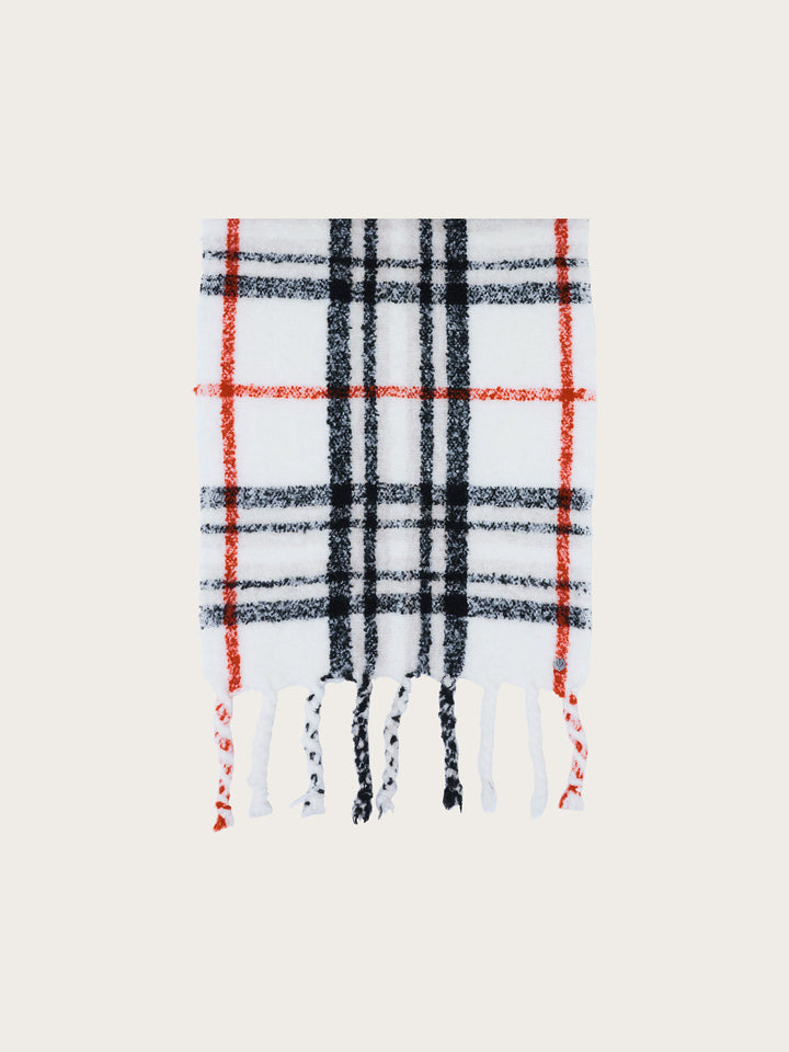 Sustainability Edition - Schal mit FRAAS Plaid Karo und XL-Fransen