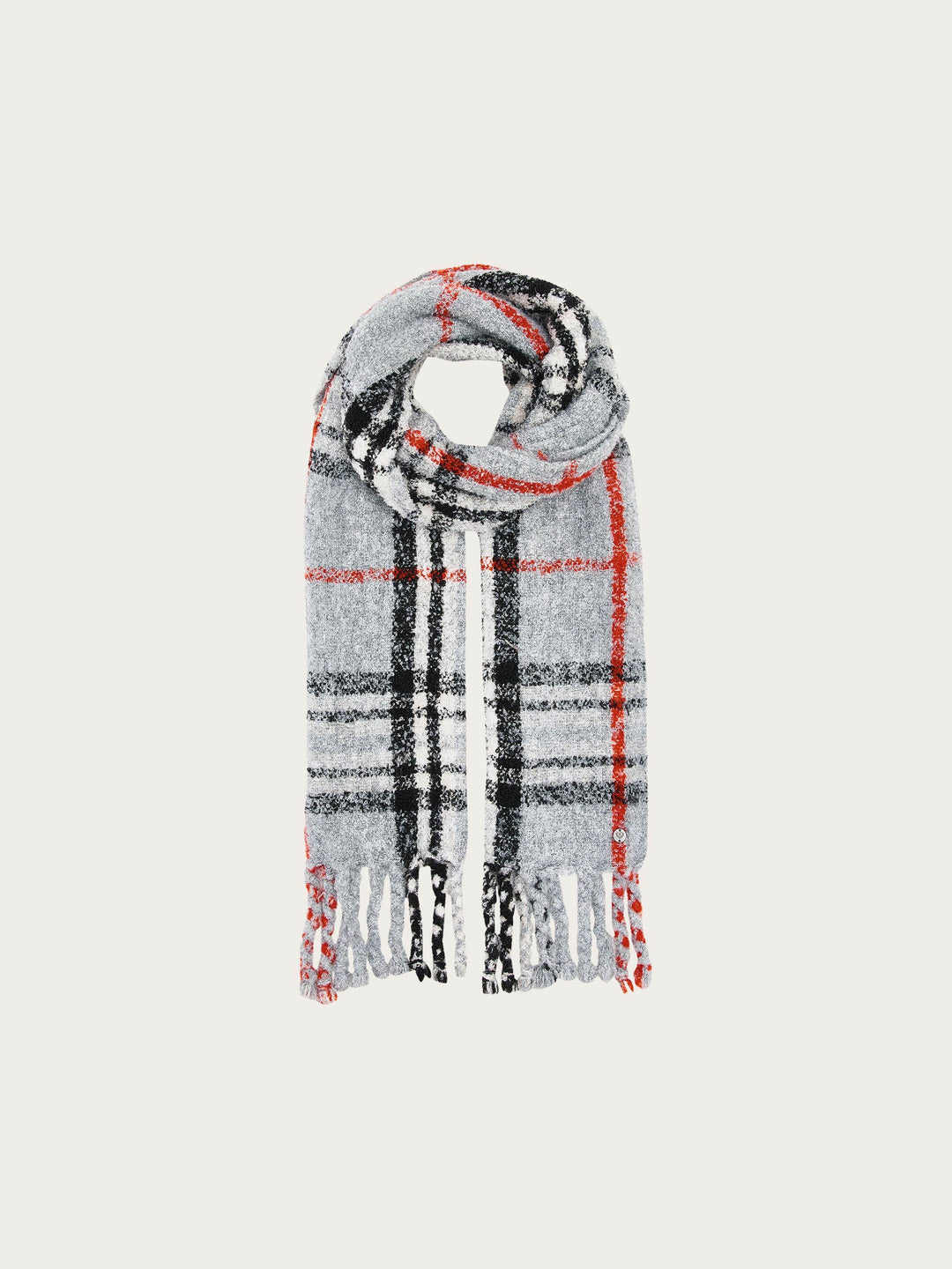 Sustainability Edition - Schal mit FRAAS Plaid Karo und XL-Fransen