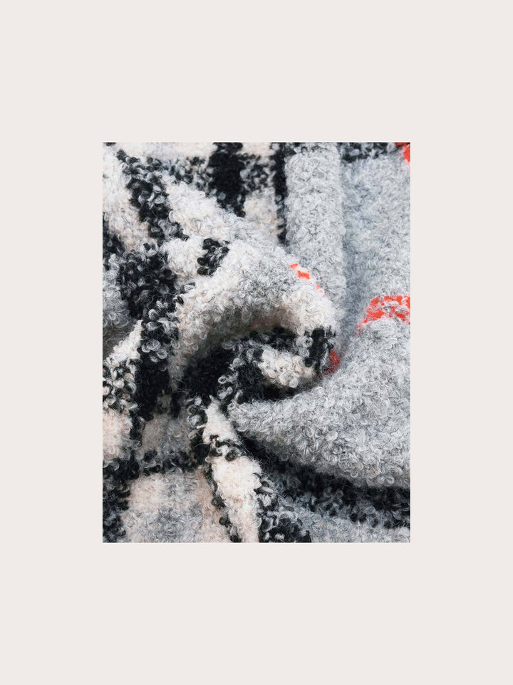 Sustainability Edition - Schal mit FRAAS Plaid Karo und XL-Fransen