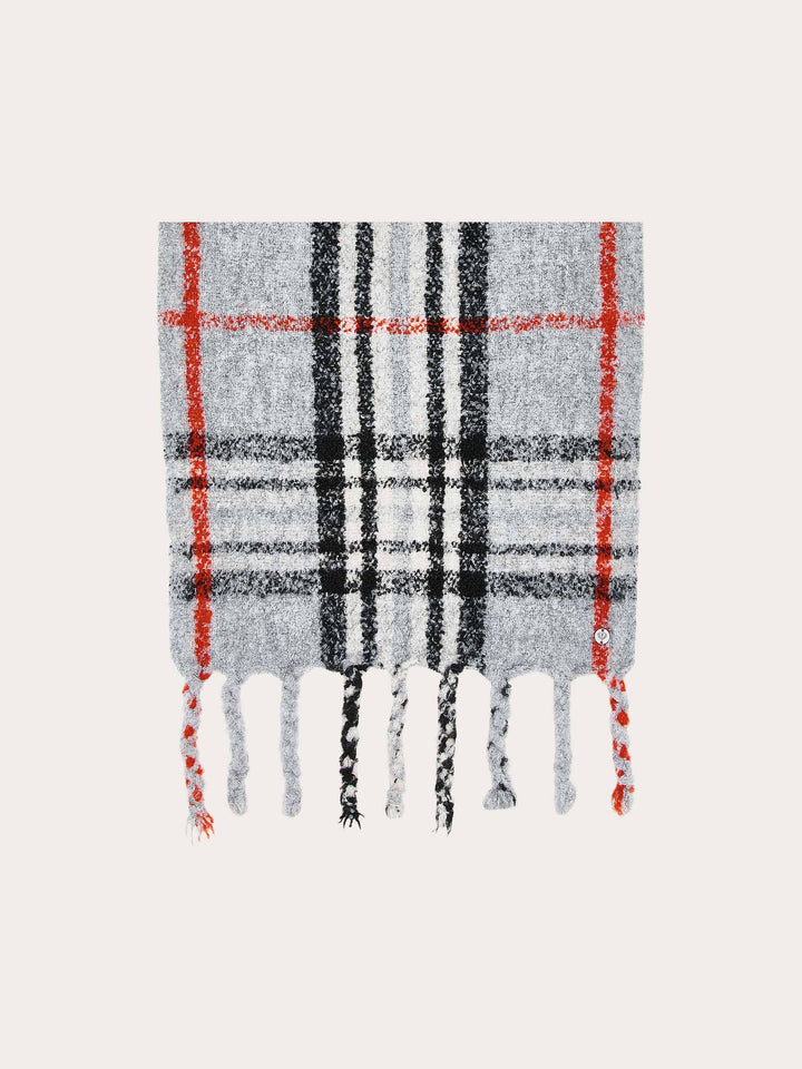 Sustainability Edition - Schal mit FRAAS Plaid Karo und XL-Fransen