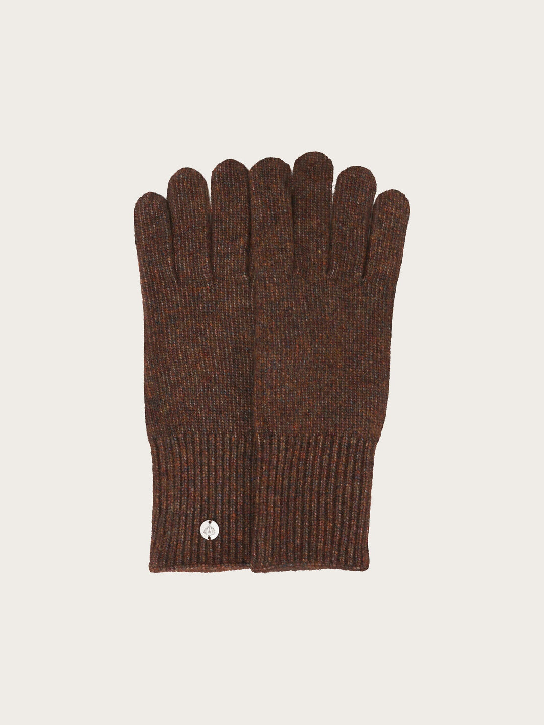 Einfarbige Strickhandschuhe in Wollmischung