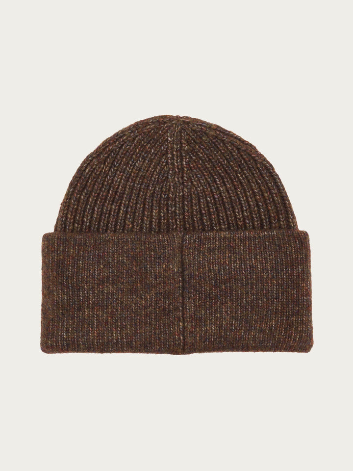 Strickmütze mit golden glitzerndem Teddy